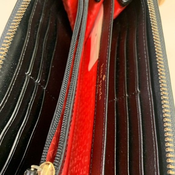 Kate Spade Black Polka Dot Wallet - Picture 9 of 10